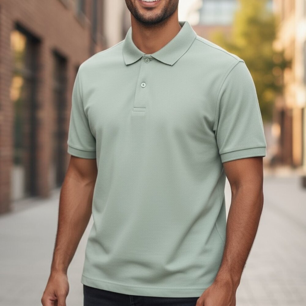Men’s Club Room Polo Shirt – Mint Green, Size Small (NWOT)